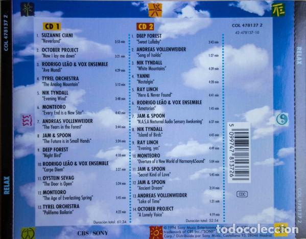 CDs de m&uacute;sica: Various &ndash; Relax - New Age - 2 x CD - Foto 2