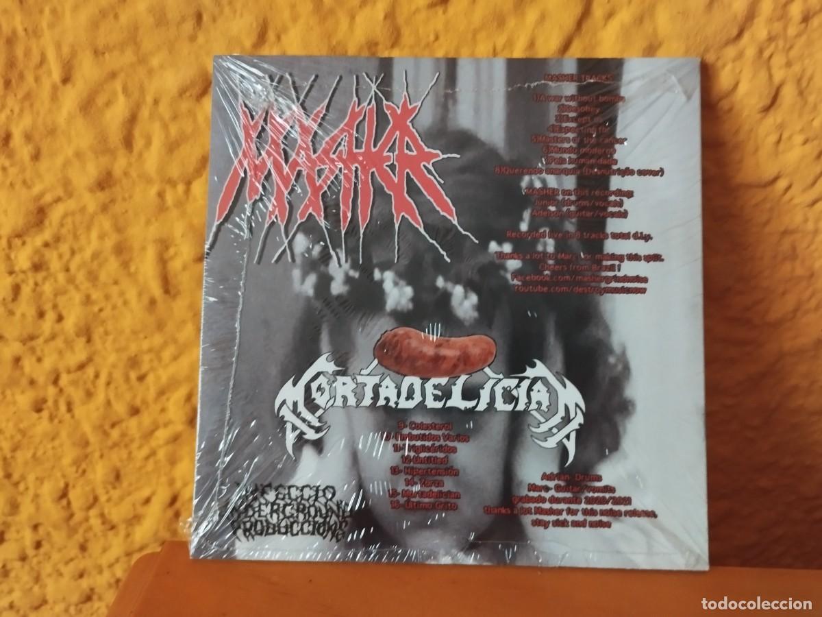 CDs de m&uacute;sica: MASHER - SPLIT CON MORTADELICIAN CD GRINDCORE ESPA&Ntilde;OL - Foto 2