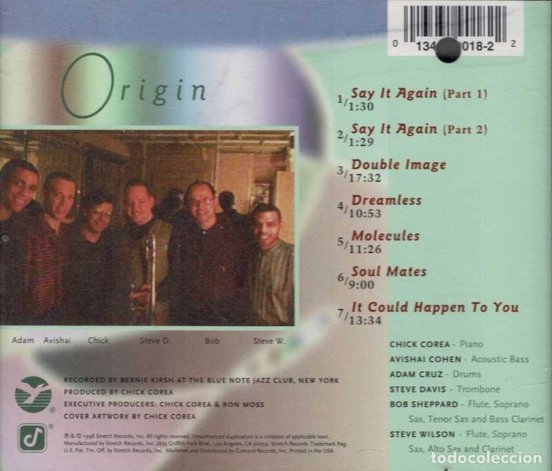 CDs de m&uacute;sica: Chick Corea And Origin - Live At The Blue Note. CD - Foto 2
