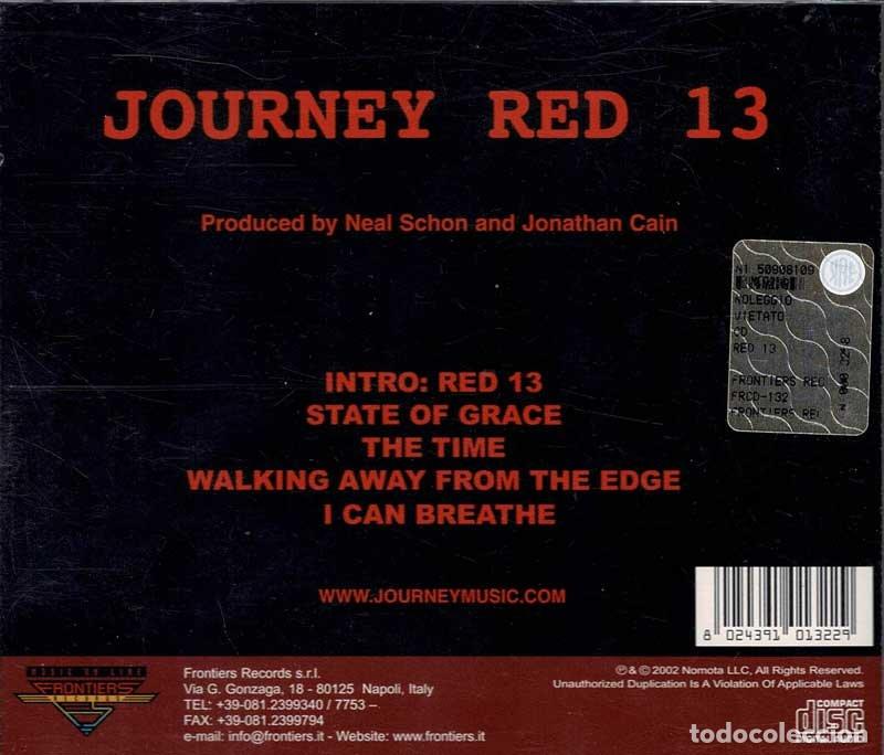CDs de m&uacute;sica: Journey - Red 13. CD EP - Foto 2