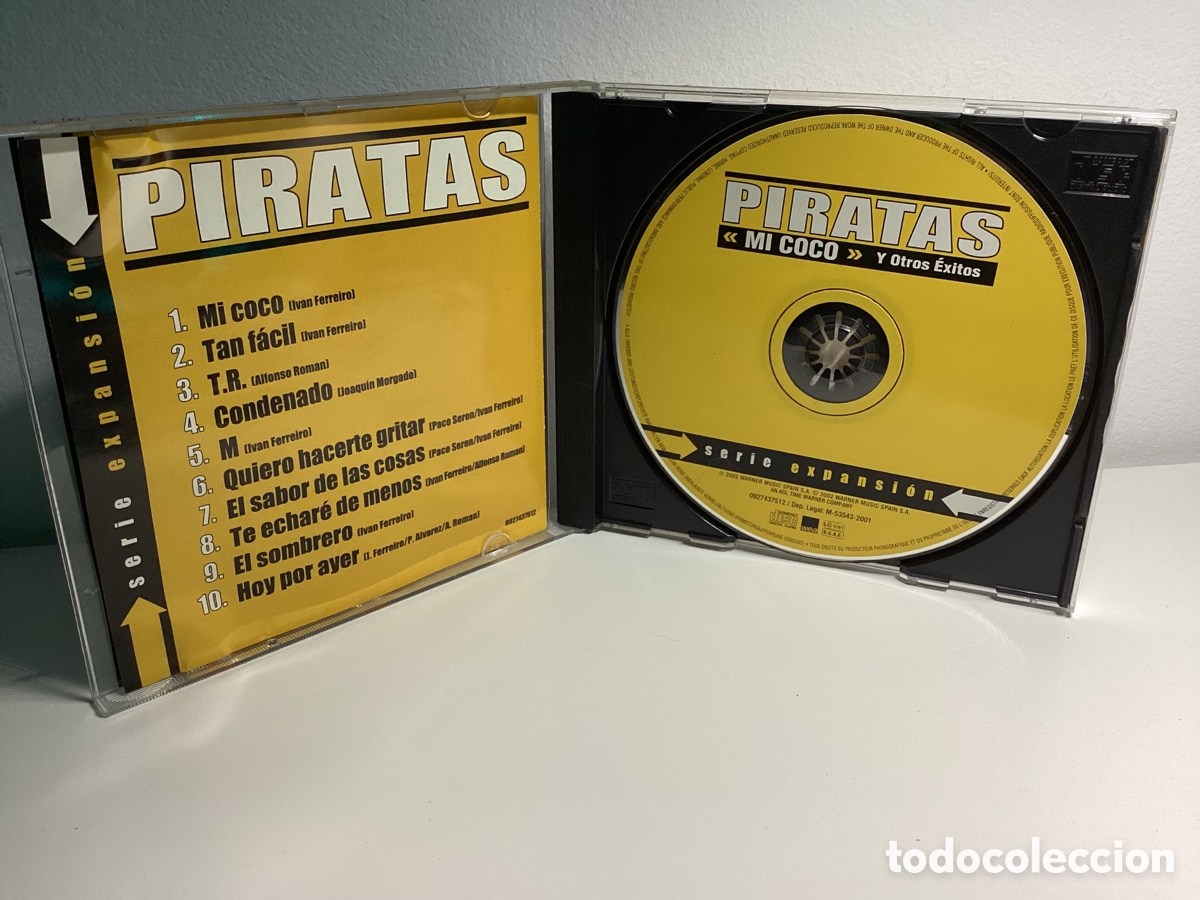 CDs de m&uacute;sica: Los Piratas - Mi Coco Y Otros &Eacute;xitos - Cd 2002 - Foto 3