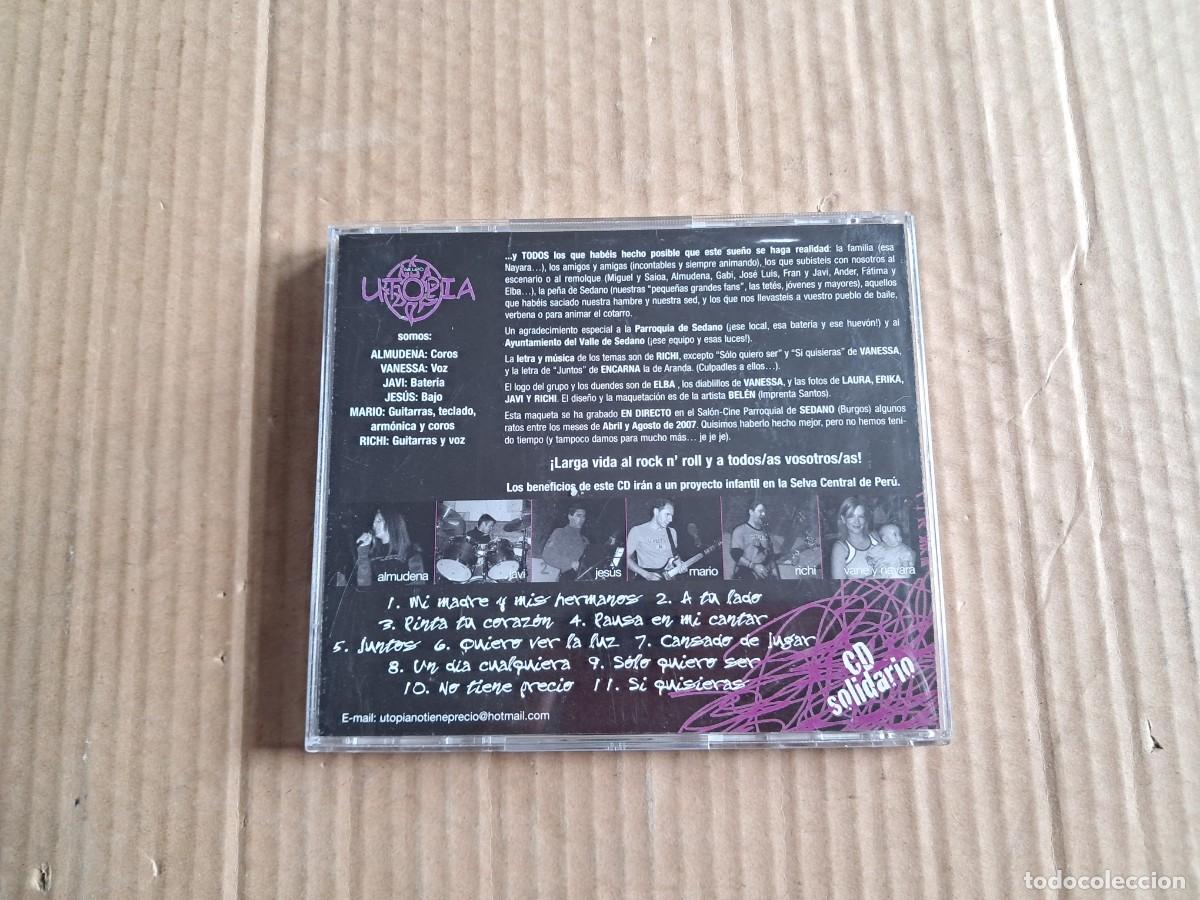CDs de m&uacute;sica: UTOPIA - NO TIENE PRECIO CD - Foto 3