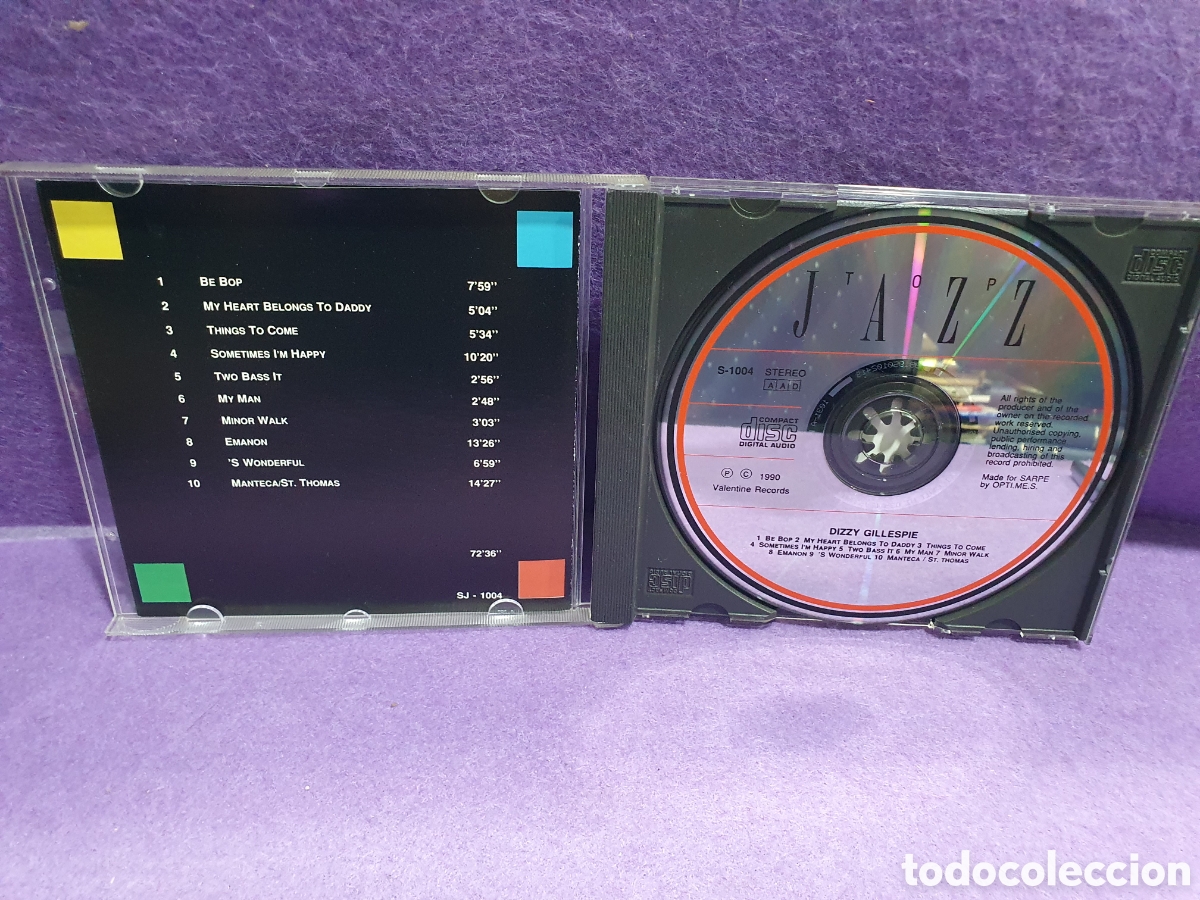 CDs de m&uacute;sica: CD. Top Jazz. Dizzy Gillespie. (L26) - Foto 2