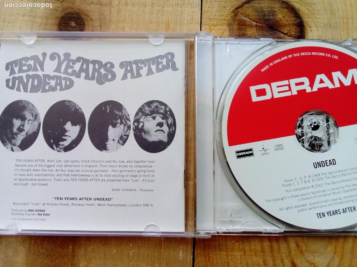CDs de m&uacute;sica: Ten Years After. Undead. CD con extras - Foto 2