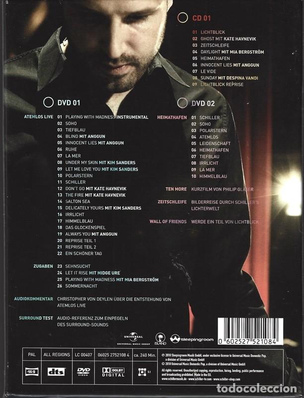 CDs de m&uacute;sica: SCHILLER LICHTBLICK ( 2 DVD + 1 CD) - Foto 2