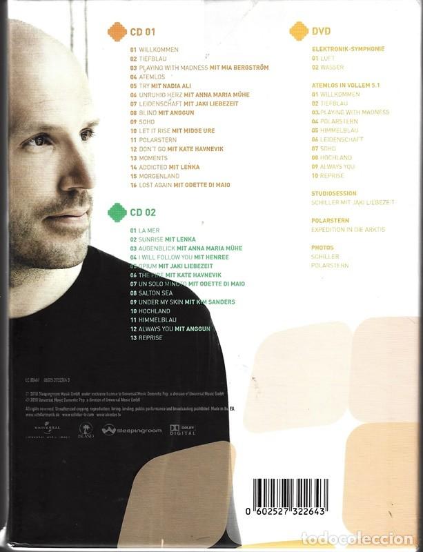 CDs de m&uacute;sica: SCHILLER ATEMLOS ( 2 CD + 1 DVD) - Foto 2
