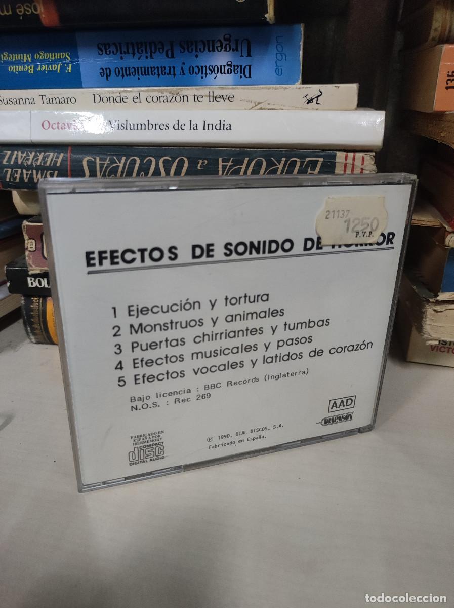 CDs de m&uacute;sica: Efectos De Sonido De Horror - Foto 2