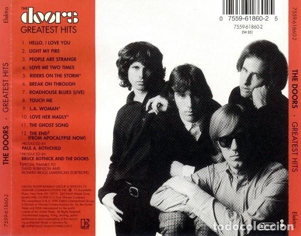 CDs de m&uacute;sica: The Doors &ndash; Greatest Hits - CD - Foto 2