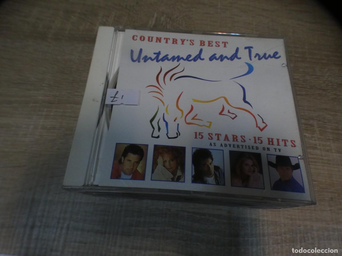 CD de M&uacute;sica: ARKANSAS1980 LOTT388 CD BUEN ESTADO LEVES SE&Ntilde;ALES DE USO COUNTR'S BEST UNTAMED AND TRUE