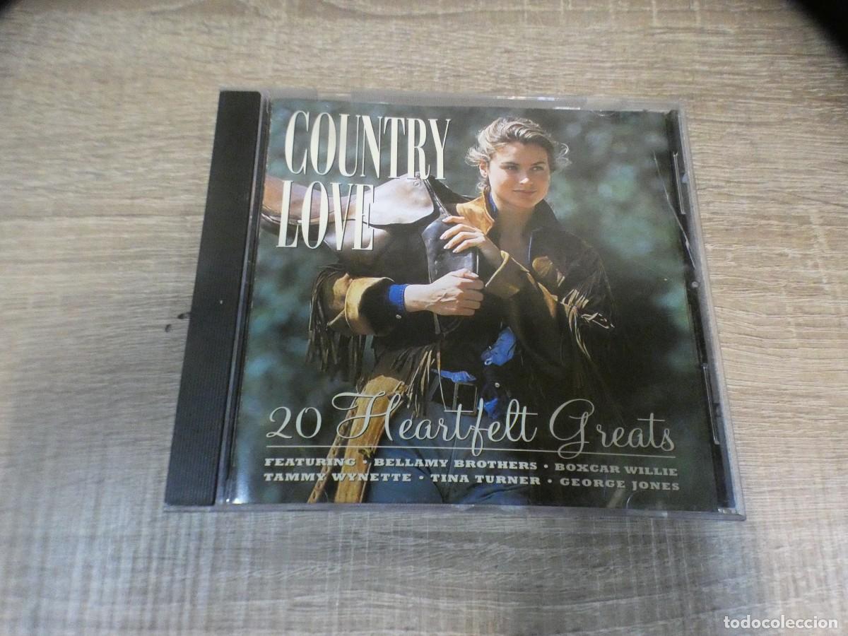 CD de M&uacute;sica: ARKANSAS1980 LOTT388 CD BUEN ESTADO LEVES SE&Ntilde;ALES DE USO COUNTRY LOVE 20 HEARTFELT GREATS