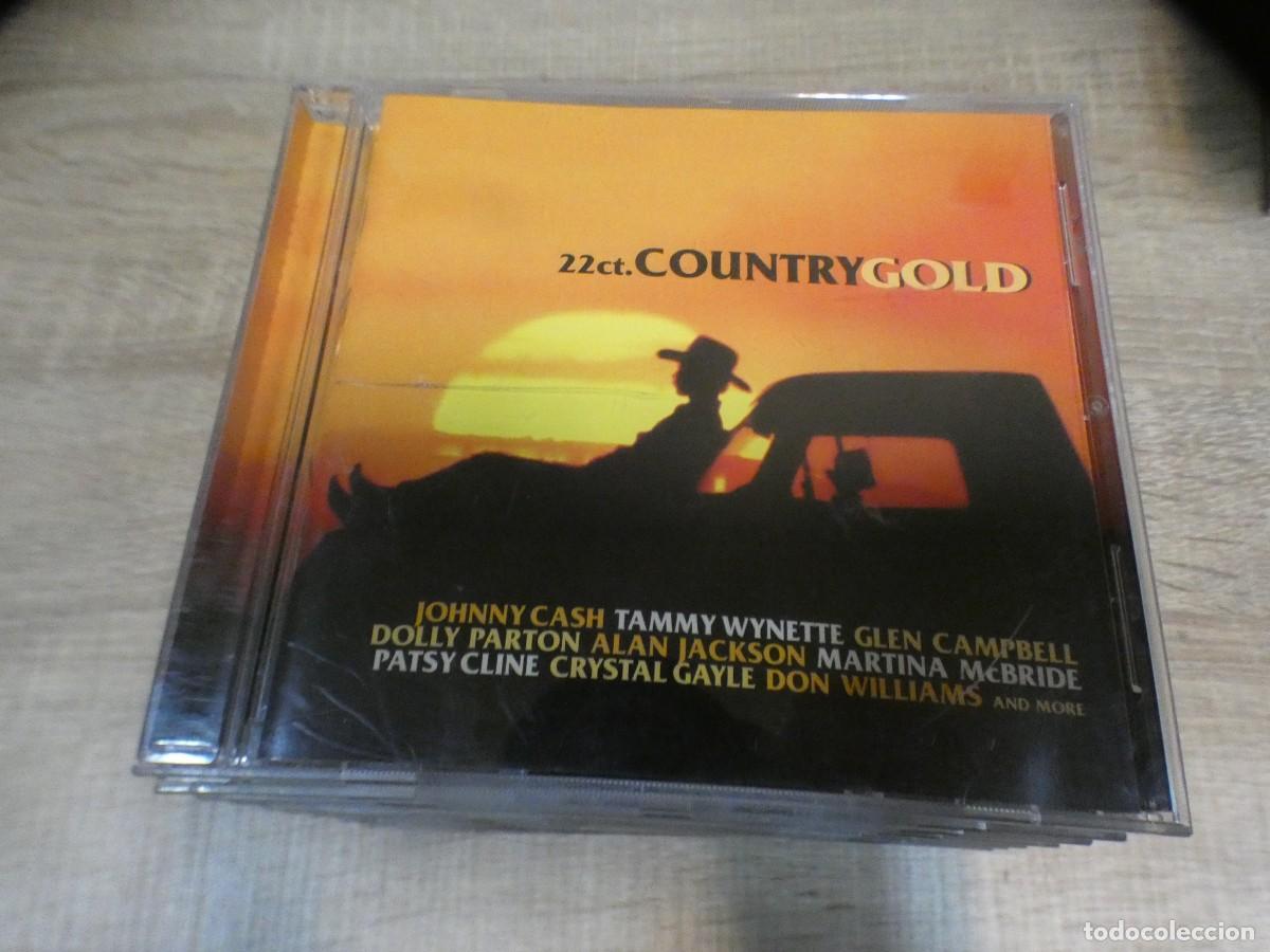 CD di Musica: ARKANSAS1980 LOTT388 CD BUEN ESTADO LEVES SE&Ntilde;ALES DE USO 22CT COUNTRY GOLD VER ARTISTAS TAPA