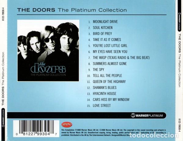 CDs de m&uacute;sica: The Doors &ndash; The Platinum Collection - CD - Foto 2