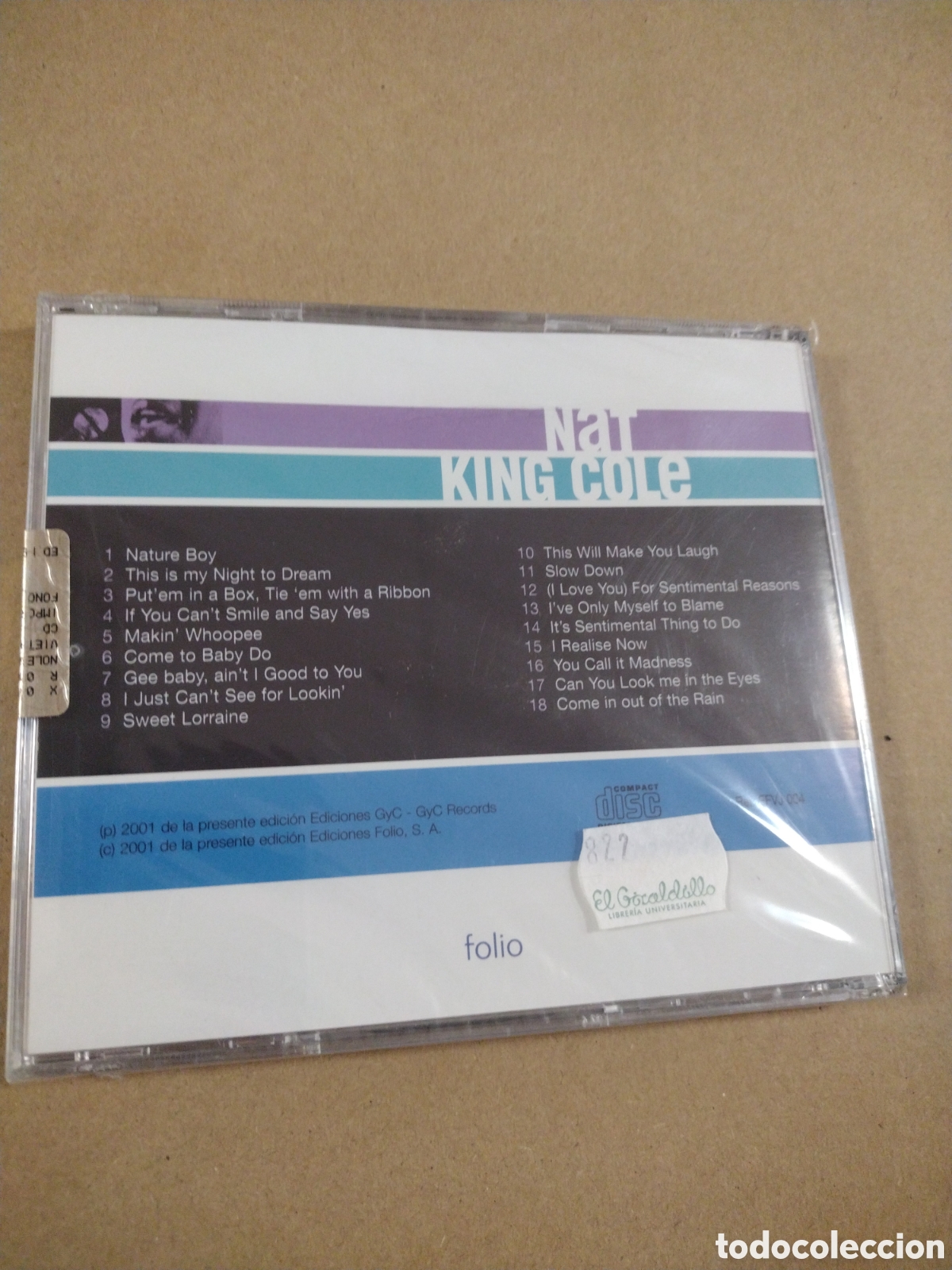 CDs de m&uacute;sica: NAT KING COLE. VOCAL JAZZ. PRECINTADO. CD - Foto 2
