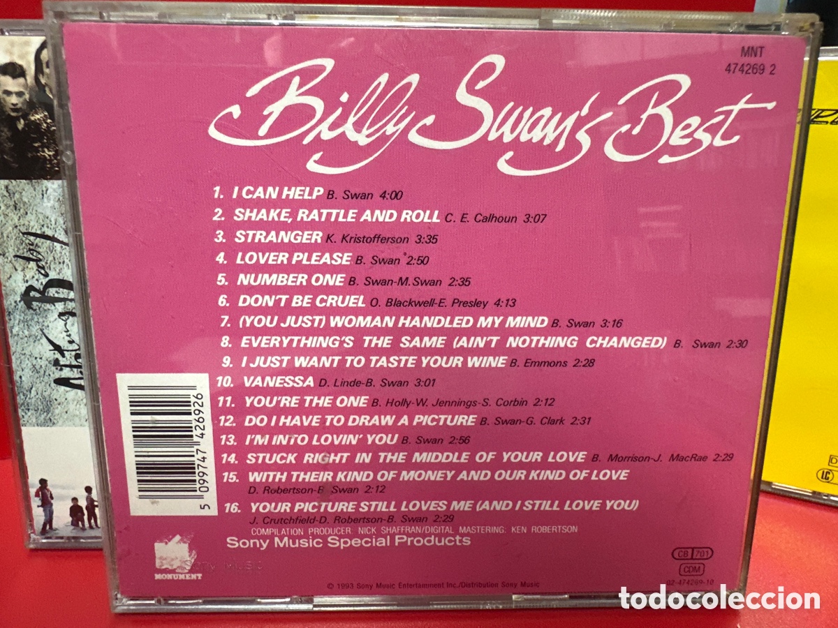 CDs de m&uacute;sica: Billy Swan - Billy Swans Best (CD) - Foto 2