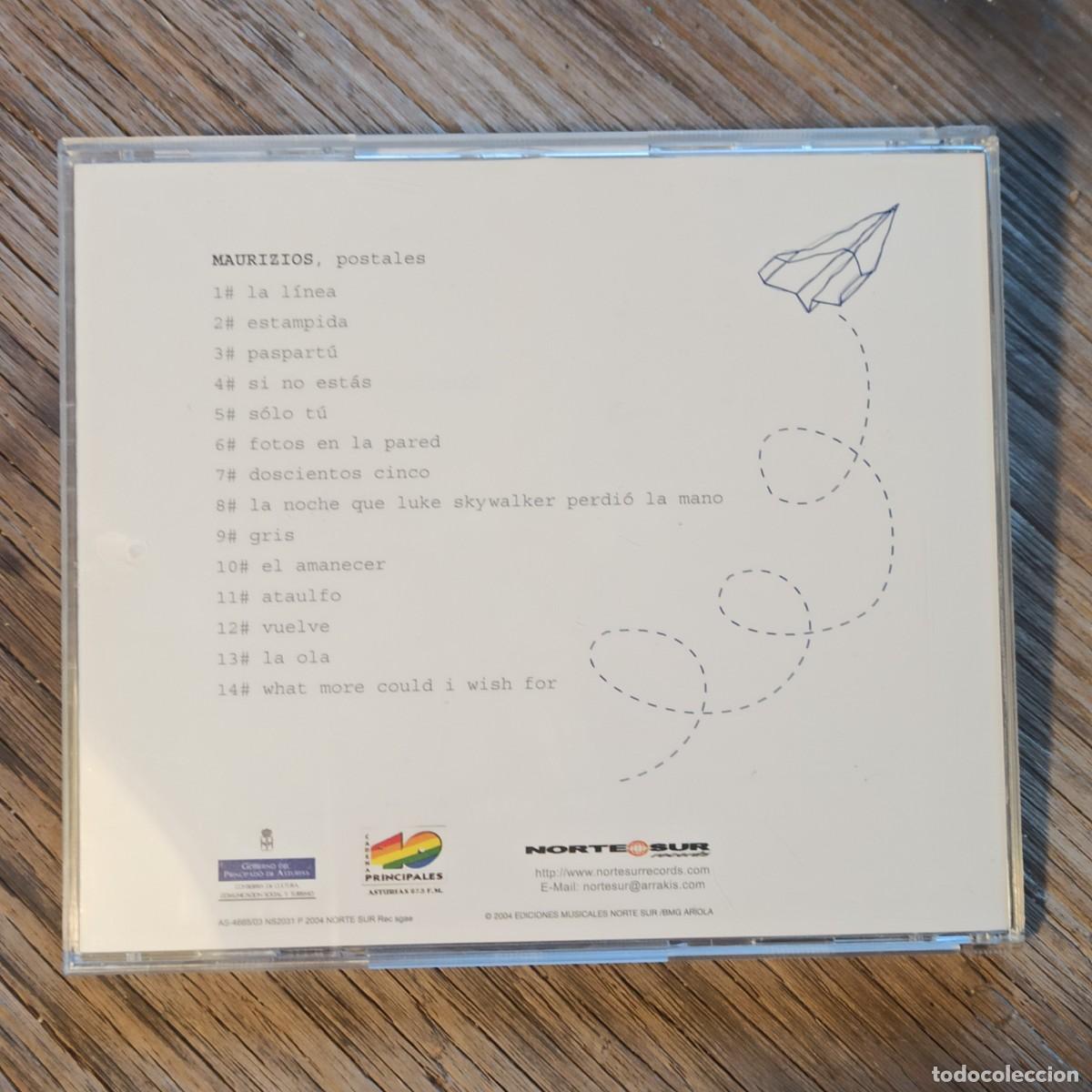CDs de m&uacute;sica: CD Maurizios &ndash; Postales - Foto 2
