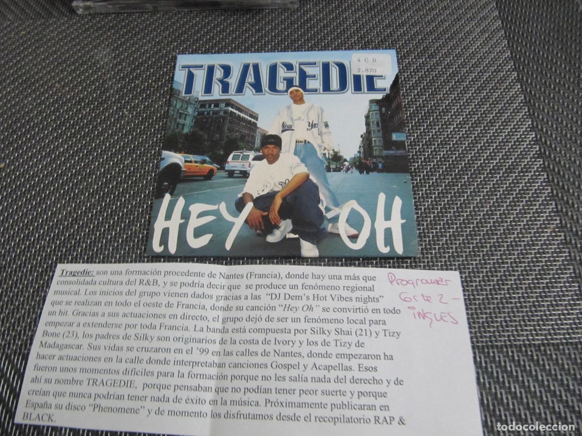 CDs de m&uacute;sica: TRAGEDIE HEY OH CD SINGLE CADENA 100 - Foto 1