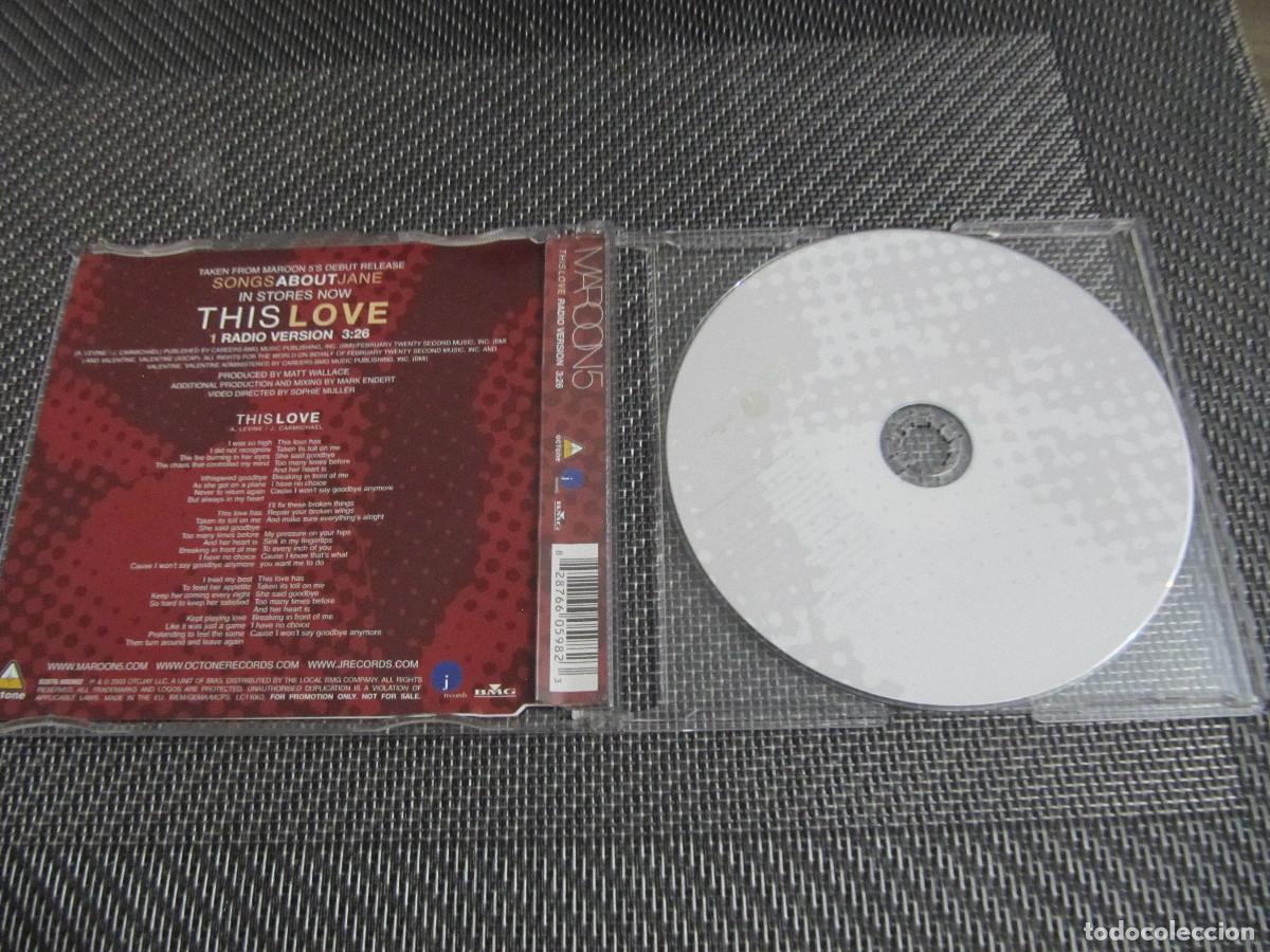 CDs de m&uacute;sica: MAROON 5-THIS LOVE CD SINGLE - Foto 2