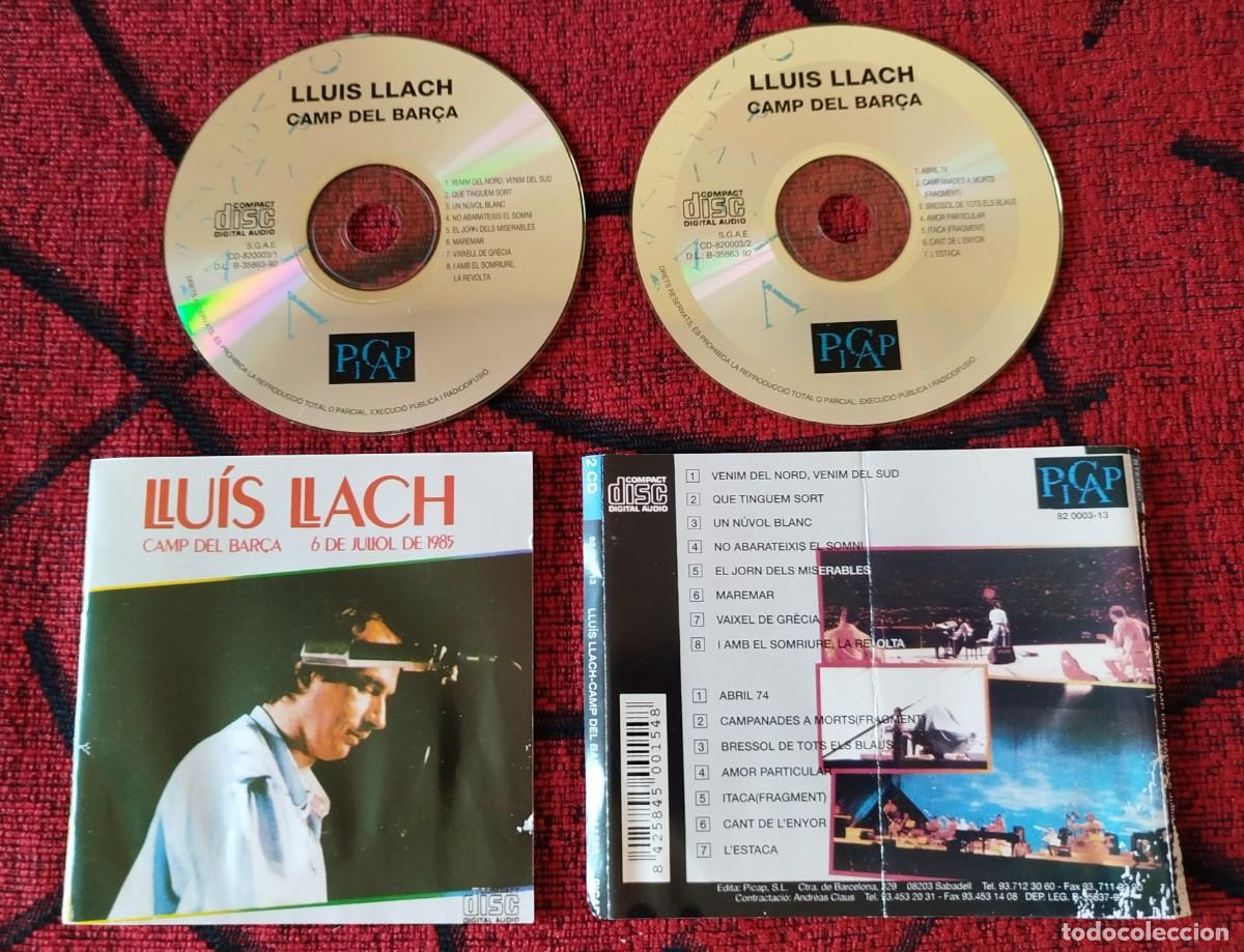CDs de m&uacute;sica: LLUIS LLACH ** Camp Del Bar&ccedil;a ** DOBLE CD 1992 - Foto 1