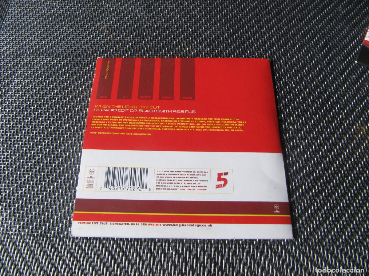 CDs de m&uacute;sica: FIVE 5 - WHEN THE LIGHTS GO OUT - Foto 2