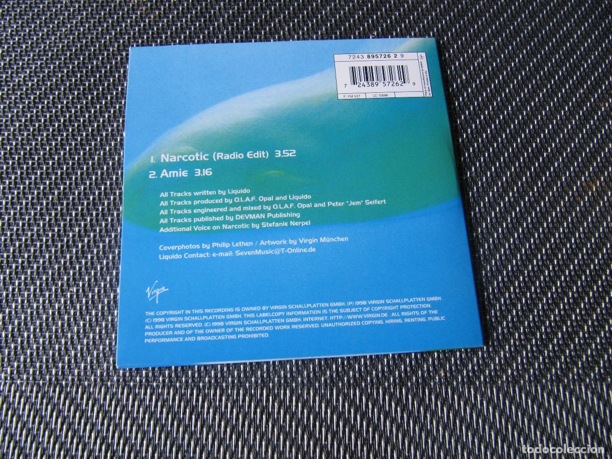 CDs de m&uacute;sica: Liquido - Narcotic (CD, Single) - Foto 2