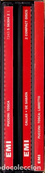 CDs de m&uacute;sica: PUCCINI: TOSCA - CALLAS - EMI CLASSICS - 2 CD + LIBRETO - Foto 3