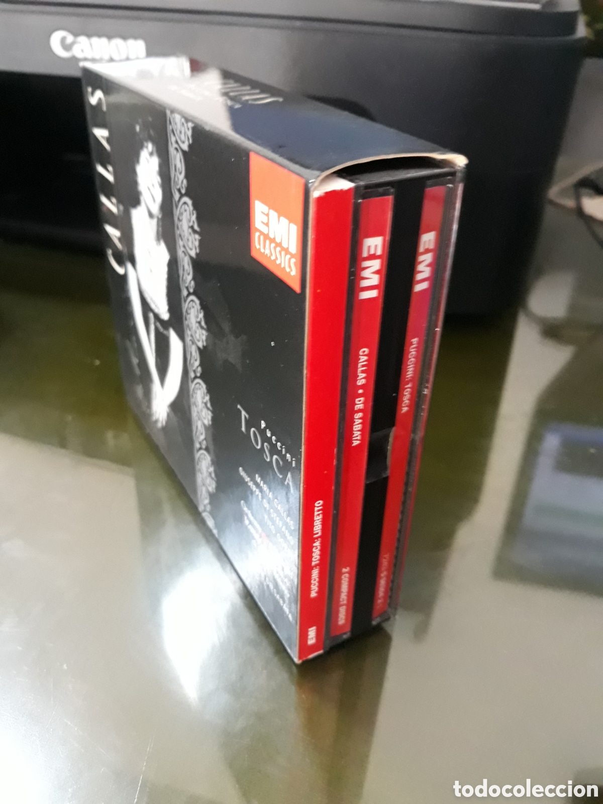 CDs de m&uacute;sica: PUCCINI: TOSCA - CALLAS - EMI CLASSICS - 2 CD + LIBRETO - Foto 4