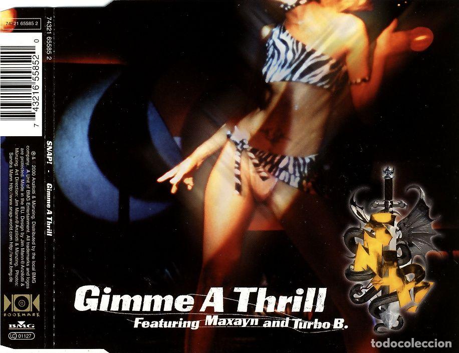 CDs de m&uacute;sica: Gimme A Thrill (CD Single) - Snap - Foto 1