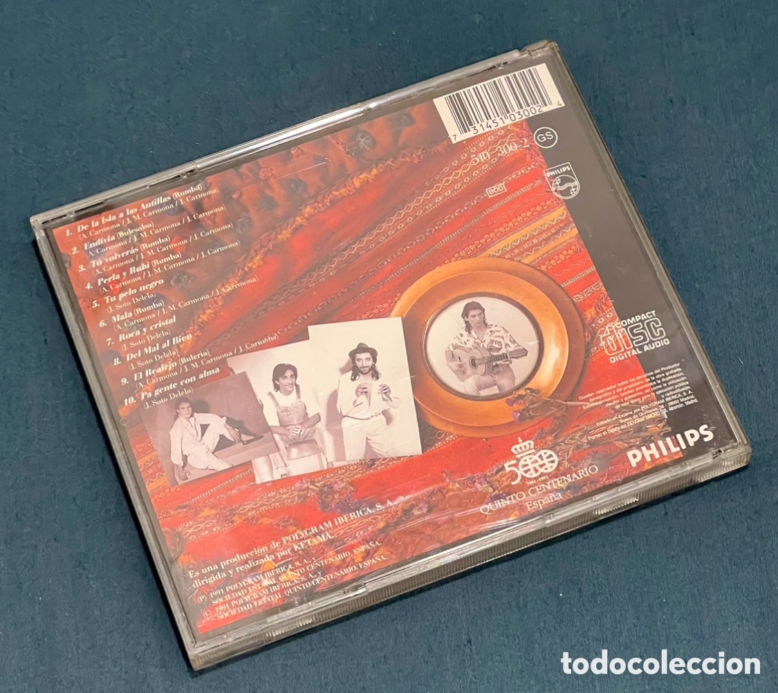 CDs de m&uacute;sica: CD. Ketama. &ldquo;Pa gente con alma&rdquo;. 1991. - Foto 2