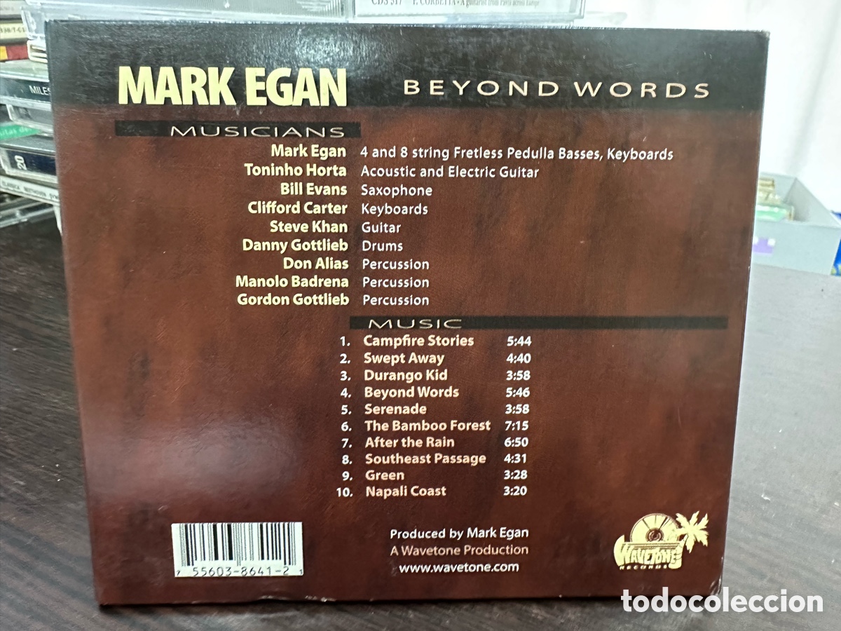 CDs de m&uacute;sica: Mark Egan - Beyond Words (CD, Album, Digipack) - Foto 4