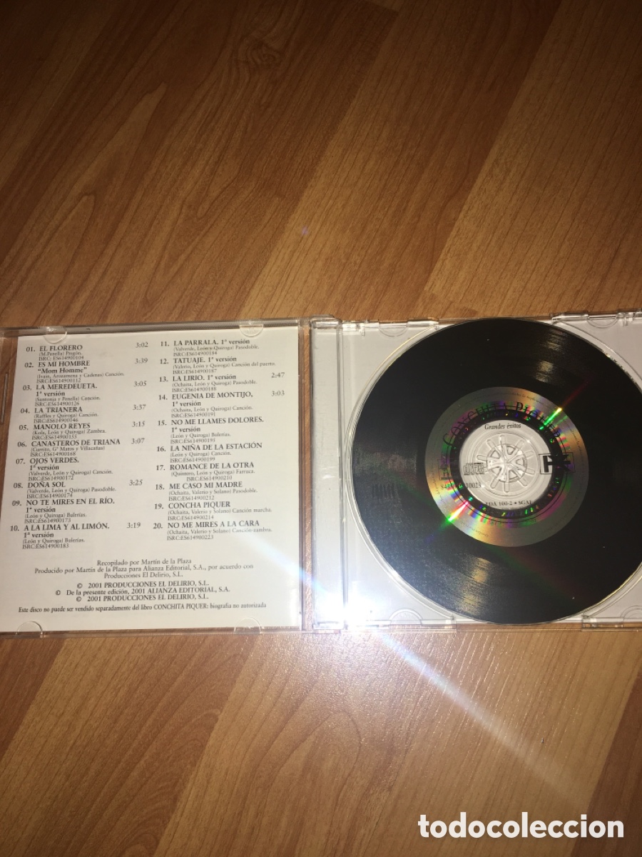 CDs de m&uacute;sica: Conchita Piquer - Grandes &eacute;xitos - Foto 2