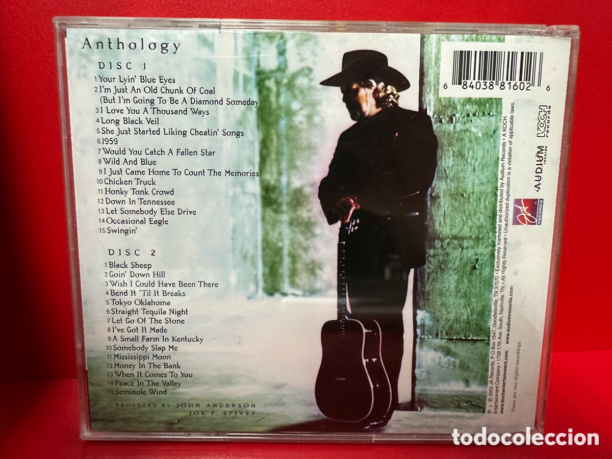 CDs de m&uacute;sica: John Anderson - Anthology (2xCD, Comp) - Foto 2