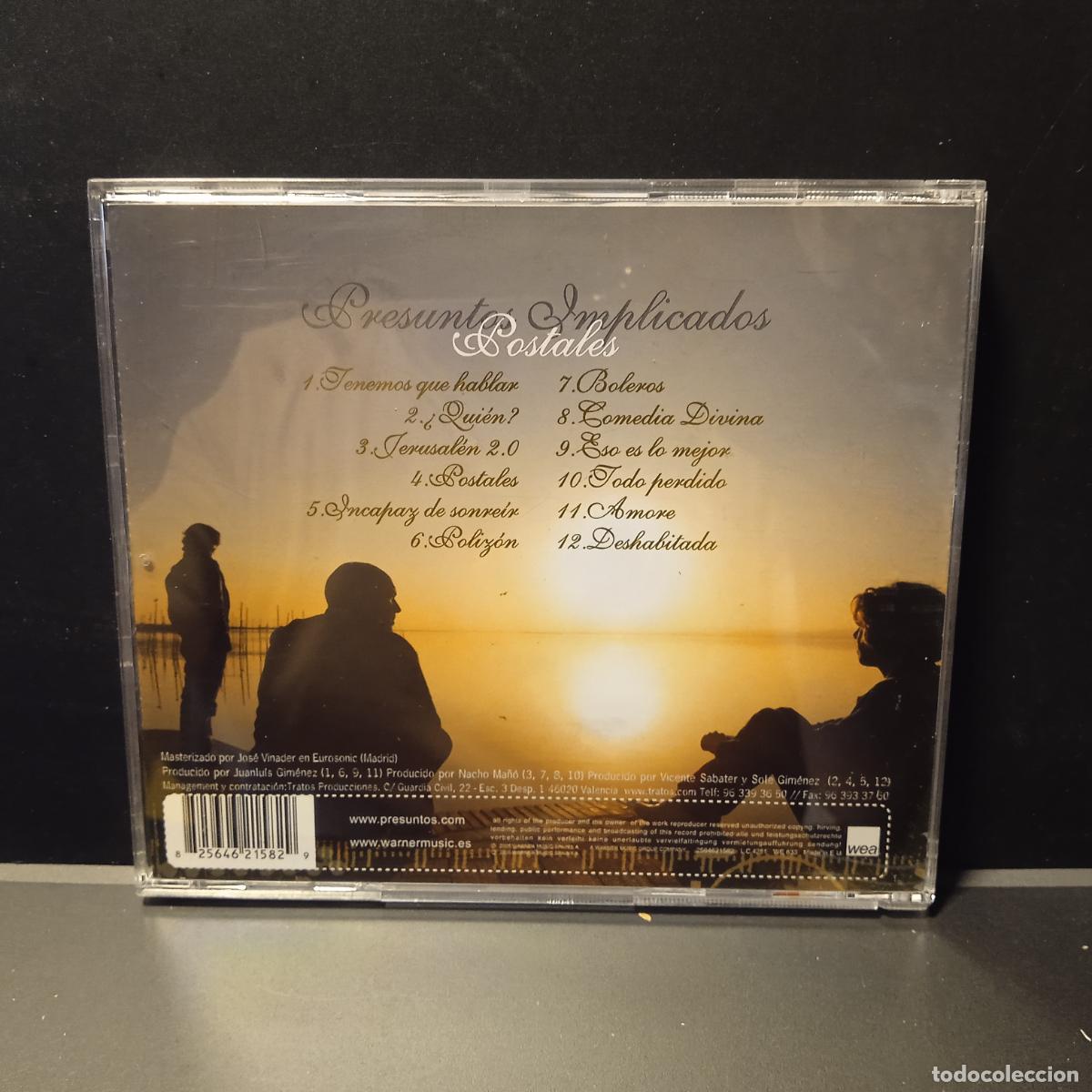 CDs de m&uacute;sica: PRESUNTOS IMPLICADOS (POSTALES) CD PEPETO - Foto 2