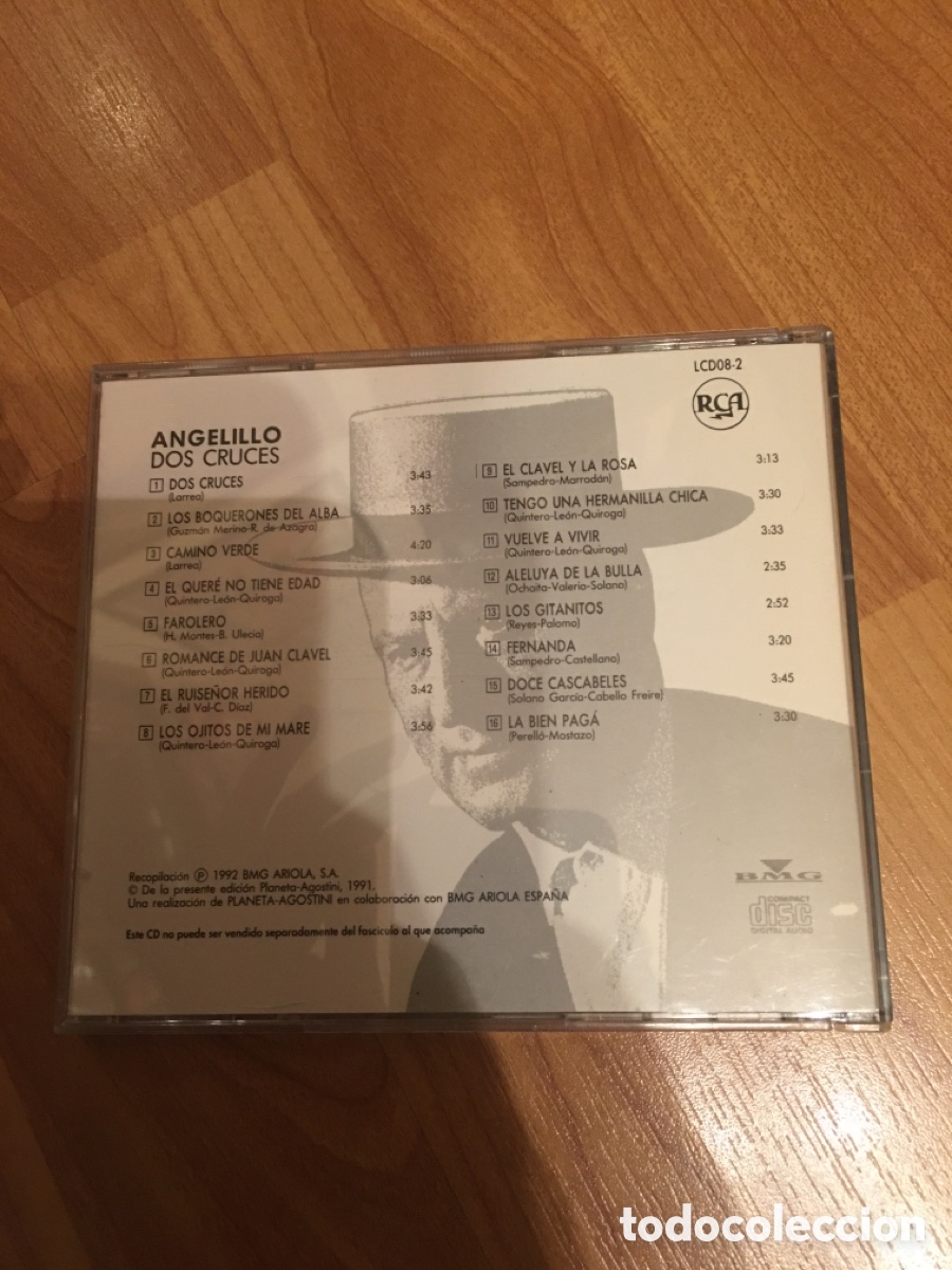 CDs de m&uacute;sica: Angelillo - Dos Cruces - Foto 2