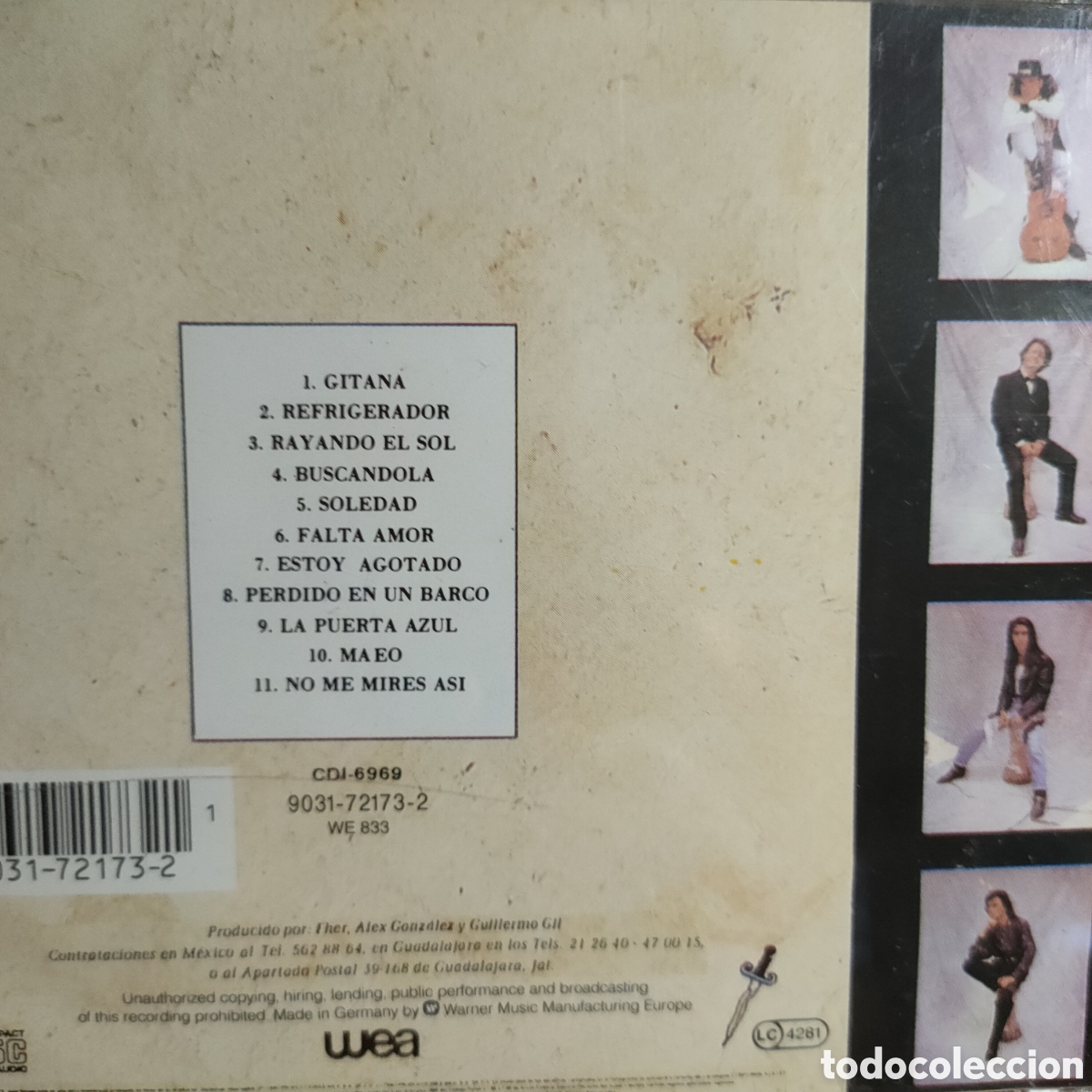 CDs de m&uacute;sica: Man&aacute; &ndash; Falta Amor. CL - Foto 2