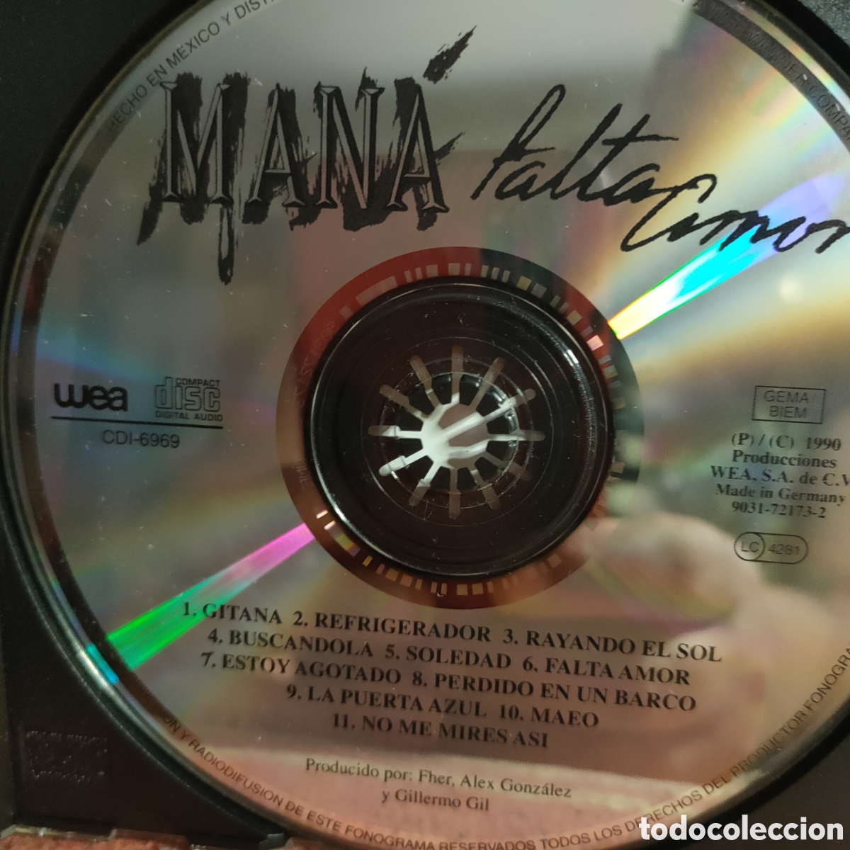 CDs de m&uacute;sica: Man&aacute; &ndash; Falta Amor. CL - Foto 4