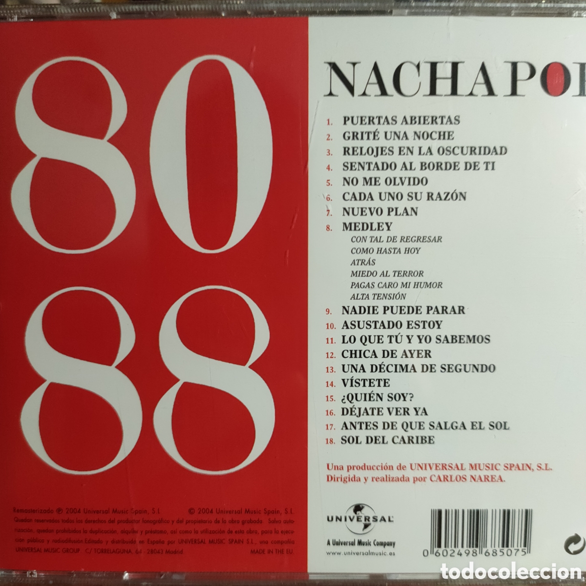 CDs de m&uacute;sica: Nacha Pop &ndash; Nacha Pop 80-88. CL - Foto 2