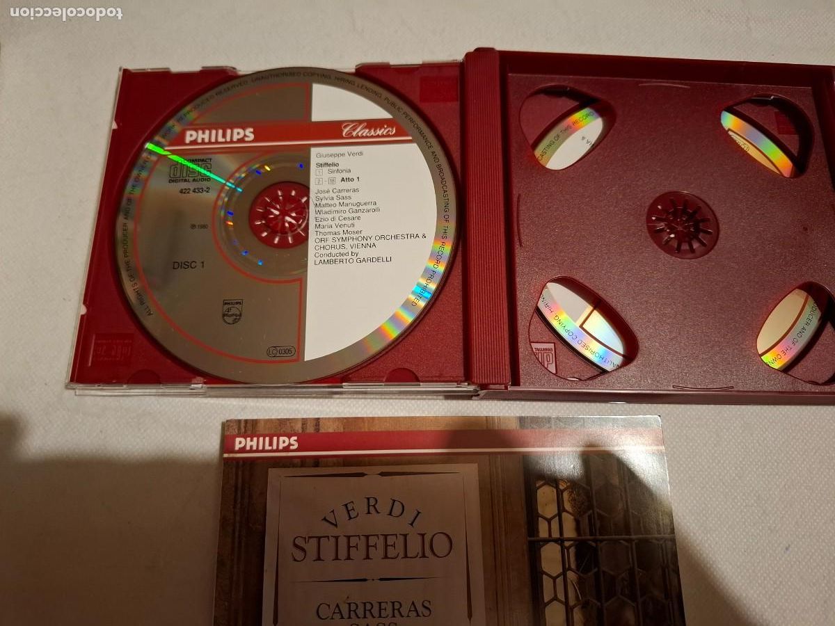 CDs de m&uacute;sica: GIUSEPPE VERDI: STIFFELIO (PHILIPS-2 CD) - Foto 6