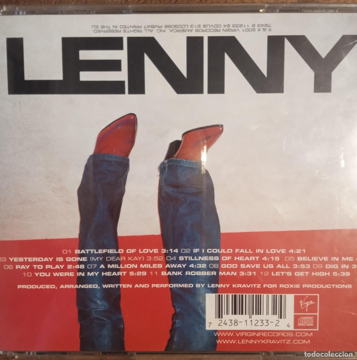 CDs de m&uacute;sica: LENNY. CD 2001. LENNY KRAVITZ - Foto 3