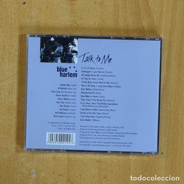 CDs de m&uacute;sica: BLUE HARLEM - TALK TO ME - CD - Foto 2