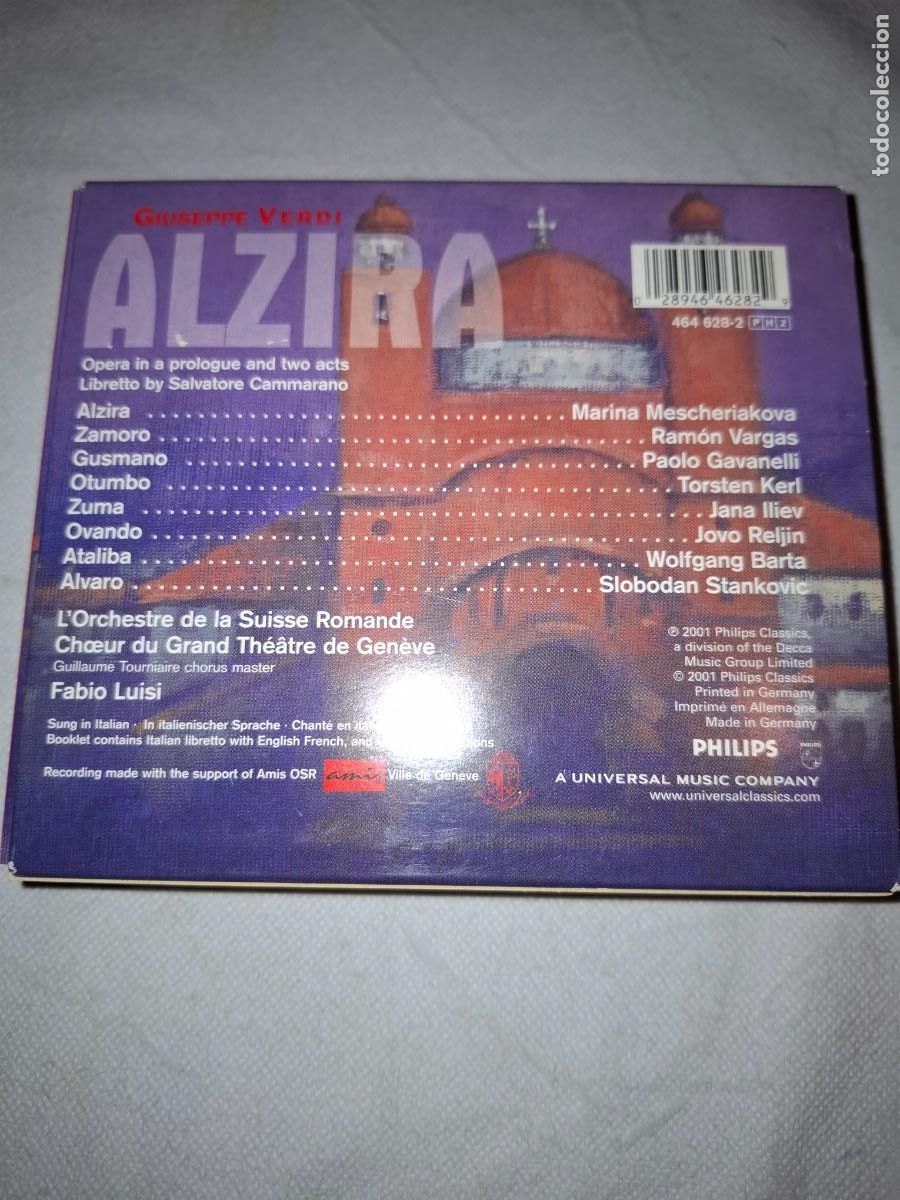 CDs de m&uacute;sica: GIUSEPPE VERDI: ALZIRA (PHILIPS-2 CD) - Foto 2