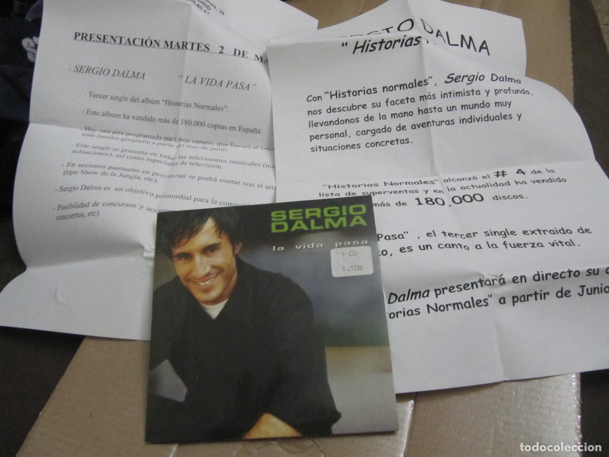 CDs de m&uacute;sica: SERGIO DALMA- LA VIDA PASA CD SINGLE CADENA 100 - Foto 1