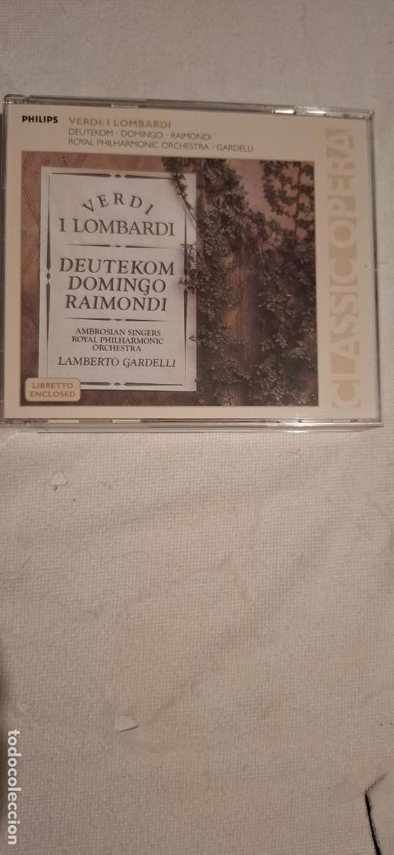 CDs de m&uacute;sica: GIUSEPPE VERDI: I LOMBARDI (PHILIPS-2 CD) - Foto 1