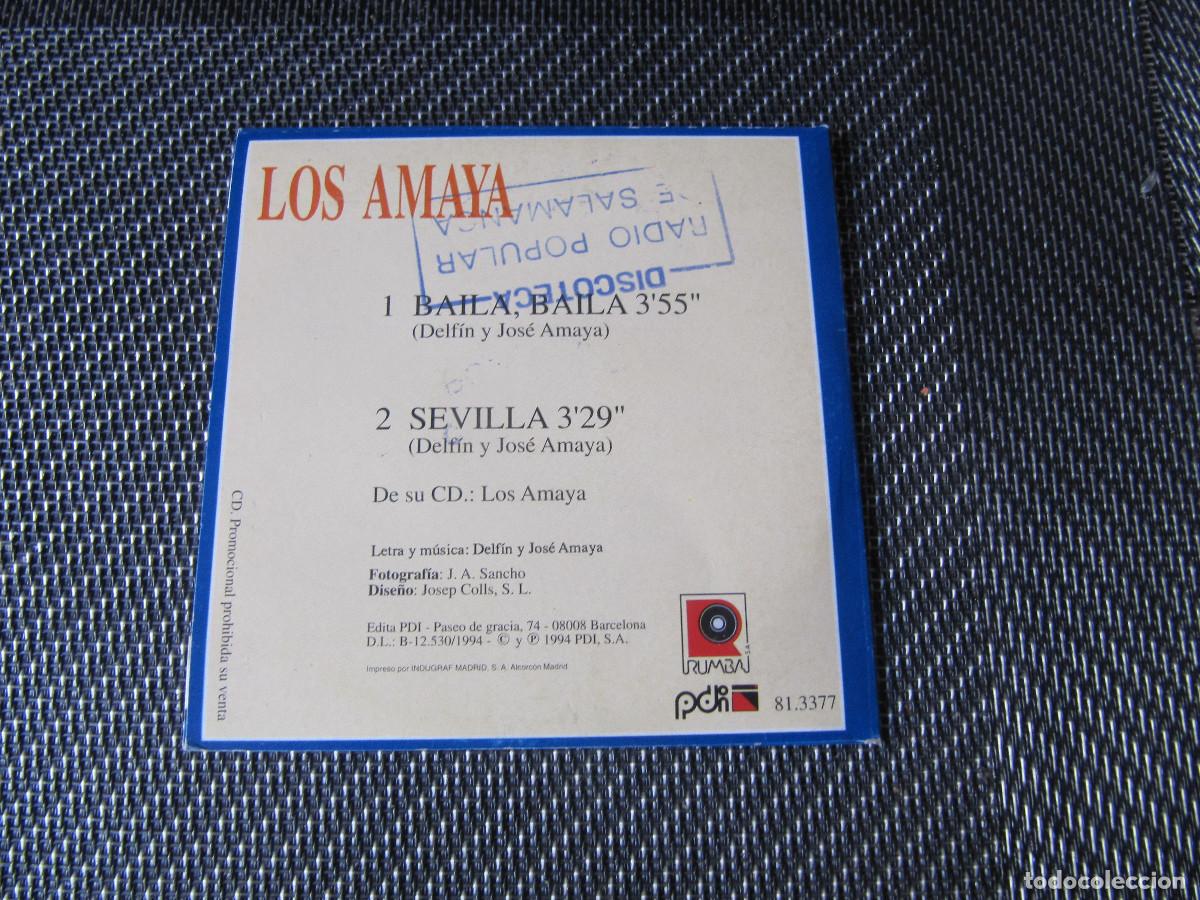 CDs de m&uacute;sica: Los Amaya - Baila baila ( CD Single) - Foto 2