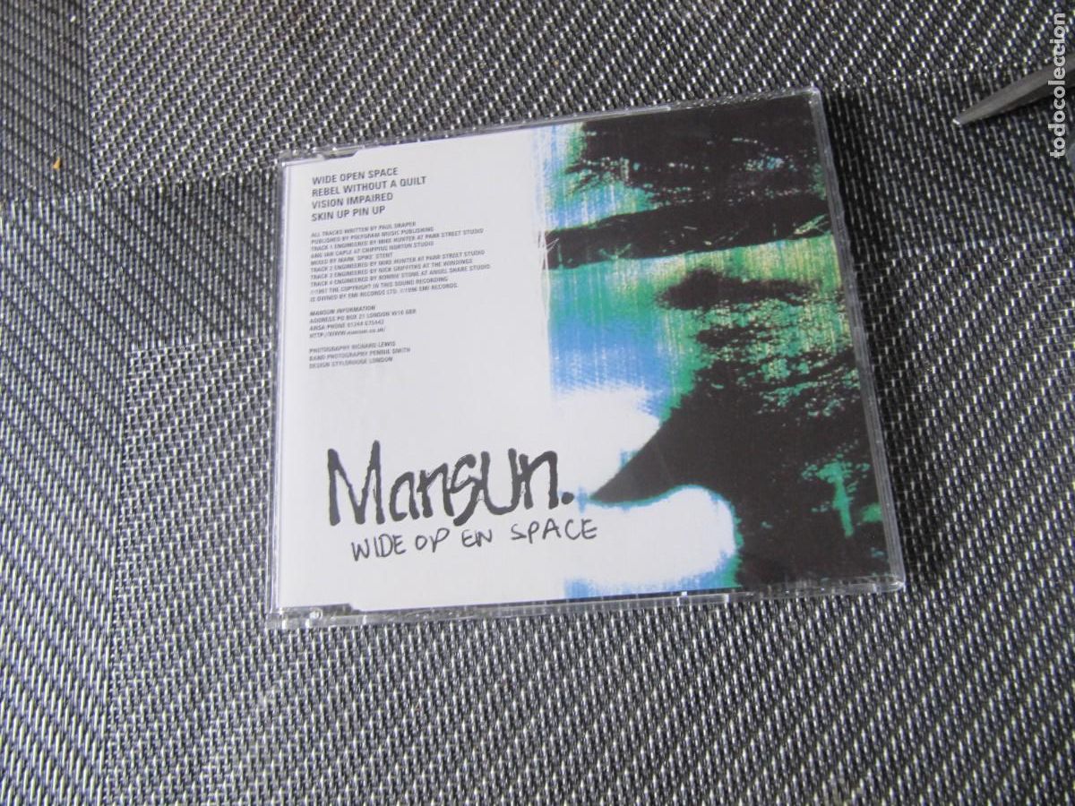 CDs de m&uacute;sica: MANSUN &ndash; WIDE OPEN SPACE - CD SINGLE - Foto 1