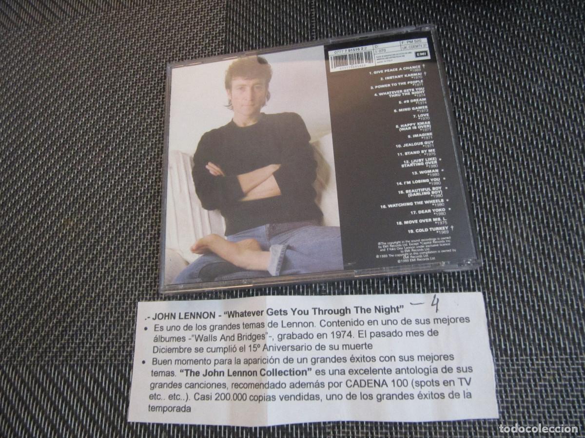 CDs de m&uacute;sica: JOHN LENNON COLLECTION CD CADENA 100 - Foto 2