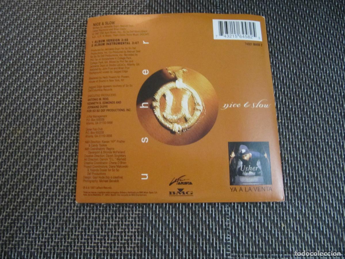 CDs de m&uacute;sica: USHER - NICE AND SLOW CD SINGLE - Foto 3