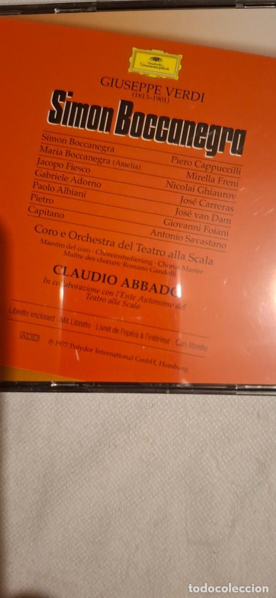 CDs de m&uacute;sica: GIUSEPPE VERDI: SIMON BOCCANEGRA (DEUTSCHE GRAMMOPHON - 2CD) - Foto 2