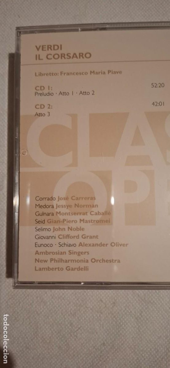 CDs de m&uacute;sica: GIUSEPPE VERDI: IL CORSARO (PHILIPS-2 CD) - Foto 2