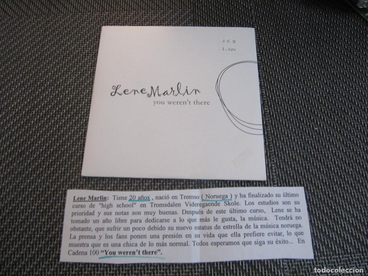 CDs de m&uacute;sica: LENE MARLIN - YOU WERENT THERE ( CD SINGLE ) CADENA 100 - Foto 1