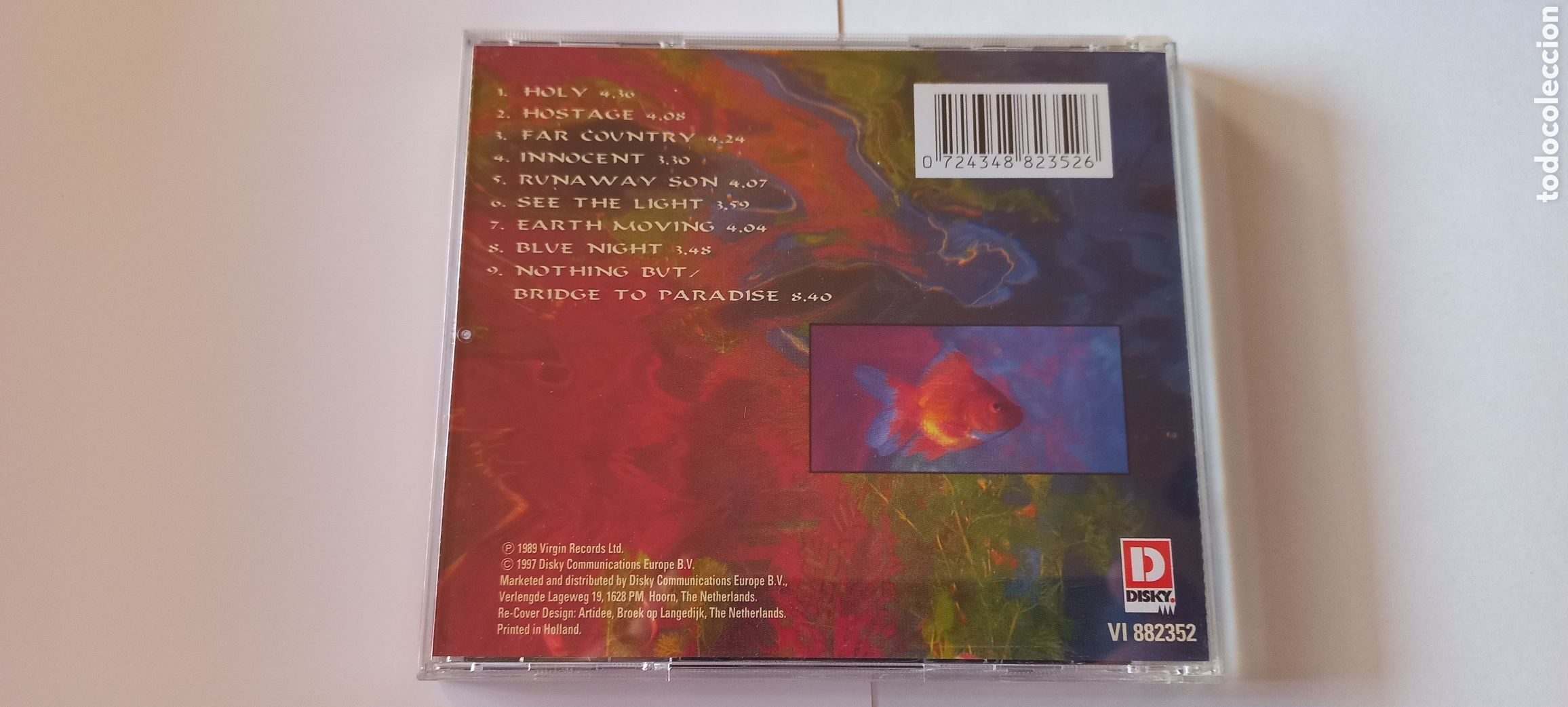 CDs de m&uacute;sica: Michael Oldfield CD Earth Moving CD como nuevo - Foto 2